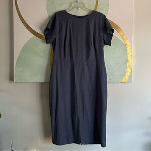Ann Taylor Heathered Blue Dress